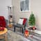 3ft. Pre-Lit Green Mountain Pine Artificial Christmas Tree, Clear LED Lights